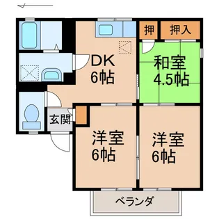 プリシェール吹上【1階】の間取り