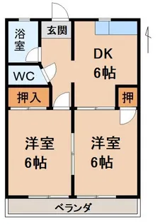 大澤マンション【2階】の間取り