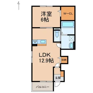アーバンライフⅡ【1階】の間取り
