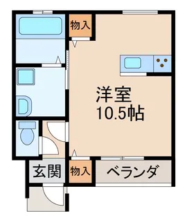クラウンハイツ砂山南Ⅱ【1階】の間取り
