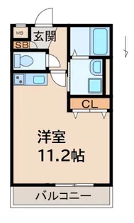 AZUL MIYU【1階】の間取り