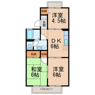 アーデンの森【2階】の間取り