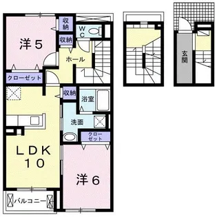ベル・カーサ【3階】の間取り