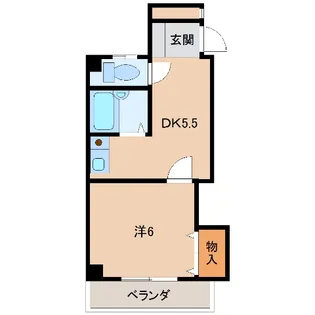 シティガーデン舟大工【4階】の間取り