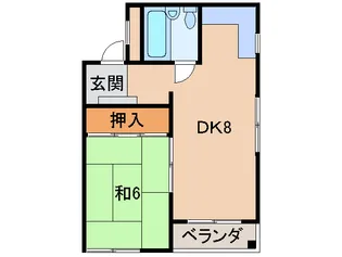 ドエル紀三井寺【3階】の間取り