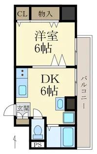 パリ・シャトー本町【8階】の間取り