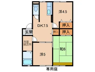 レトア ライラック【1階】の間取り