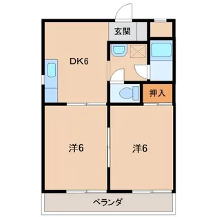 マンション本町【3階】の間取り
