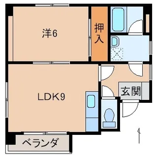 リブラ10番丁【6階】の間取り