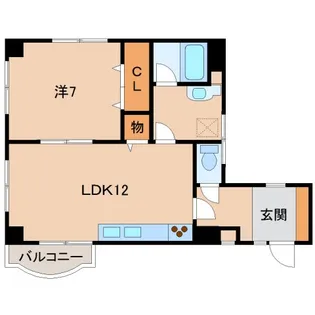 リブラ10番丁【1階】の間取り