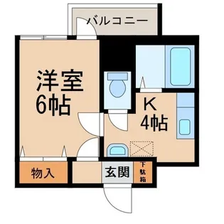 パリ・シャトー本町【3階】の間取り
