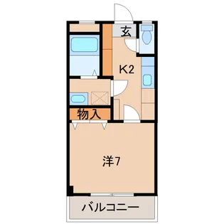アベニュー屋形【3階】の間取り