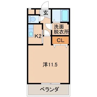 グラン・レーヴ【1階】の間取り