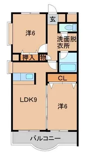 サンメゾン橋本弐番館【1階】の間取り