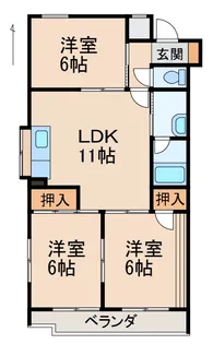 ル・シャンテ木ノ本【3階】の間取り