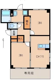 フォレストハウス【1階】の間取り