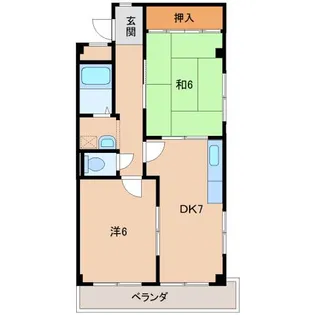 マンションKEIHO【1階】の間取り
