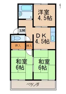 ビレッジオカムラ【2階】の間取り