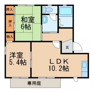 リバーサイド湯浅【1階】の間取り