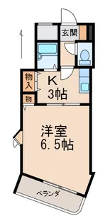 ラ・フェ・ド・メール【4階】の間取り