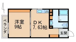 キャラメゾン長町【3階】の間取り