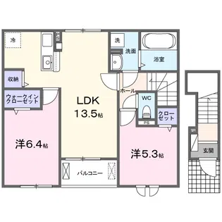 メゾン・ド・S&T【2階】の間取り