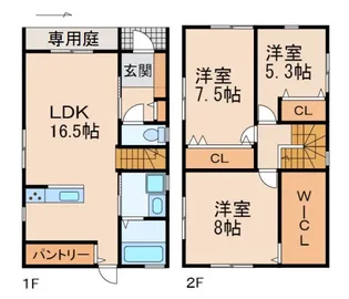 プルーム小雑賀の間取り