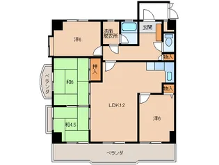 メゾン・プラヴァーⅡ【5階】の間取り