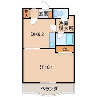 ベルハウスⅢ【4階】の間取り