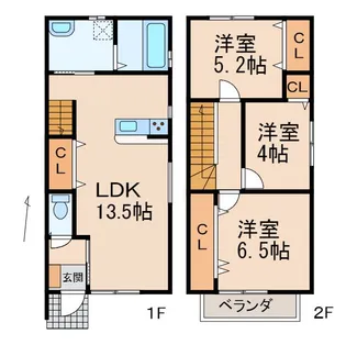 シアラ南相生丁の間取り