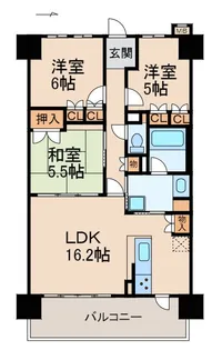 シャルマンフジスマート和歌山駅前EAST【8階】の間取り