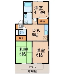 3DKの間取り画像