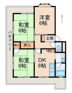 エクセルハイツ南【2階】の間取り