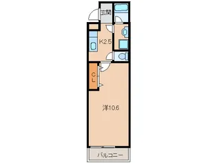 和歌山県和歌山市西小二里3丁目【アパート】の間取り