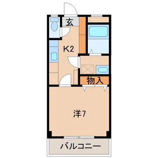 アベニュー屋形【3階】の間取り