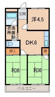第3千代マンション【6階】の間取り