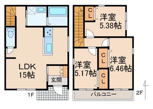和歌山県和歌山市西浜【一戸建】の間取り