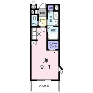 アルバⅠ【2階】の間取り