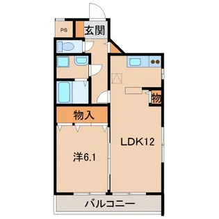 グラン・レーヴⅢ【1階】の間取り