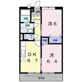 タウニィー21 Ⅰ【1階】の間取り