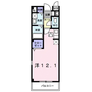 和歌山県海南市大野中【アパート】の間取り