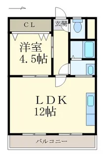 第5宮田ビル【1階】の間取り