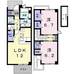ヴェネット小松原Ⅰの間取り