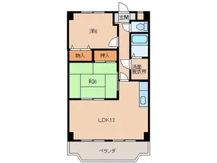 キューブN【2階】の間取り