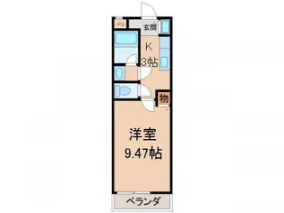 和歌山県和歌山市秋月【アパート】の間取り
