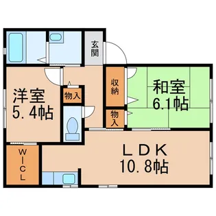 和歌山県橋本市高野口町小田【アパート】の間取り