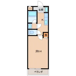 和歌山県和歌山市秋月【アパート】の間取り