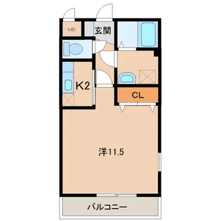 グラン・レーヴ【2階】の間取り