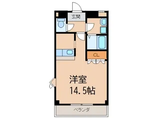 ハイム・サザンクロス【2階】の間取り