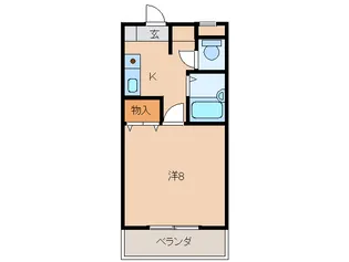 メゾン貴志【3階】の間取り